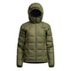 Women´s Microdown Hooded Jacket Olive Green